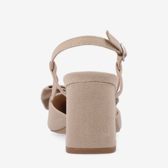 Journee Collection Tailynn Pump Slingback Block Heel Shoes Size 8.5 WD Wide NIB - Picture 5 of 12